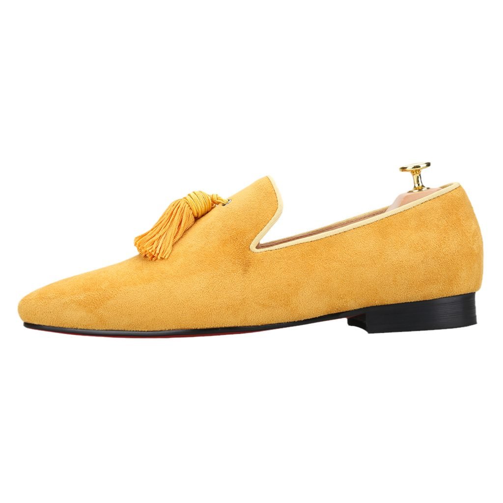 LP LOAFERS 25S IN YELLOW SUEDE