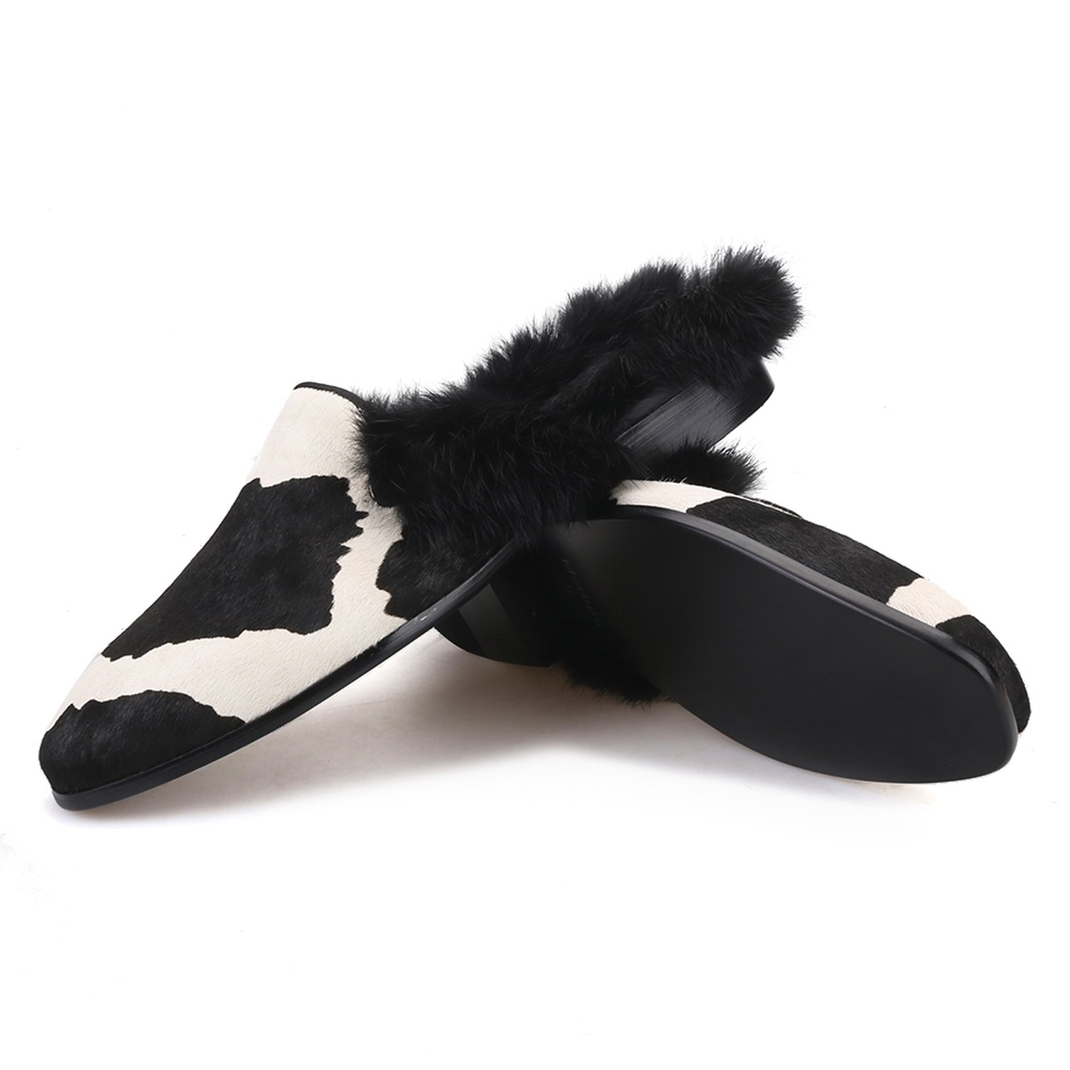 Horsehair Noah Fur Sandals - Image 4