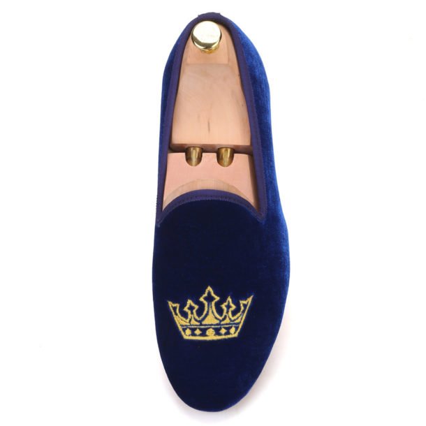 Black Suede Big Black Tassel Smoking Loafer
