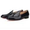 Black Patent Leather Belgian Formal Loafer