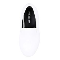 Plain White Velvet KIDS Shoes Loafer