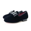 KIDS Shoes Children Velvet Bowtie Loafers